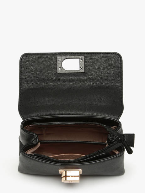 Cross Body Tas David jones Zwart saffiano CM7211H ander zicht 3